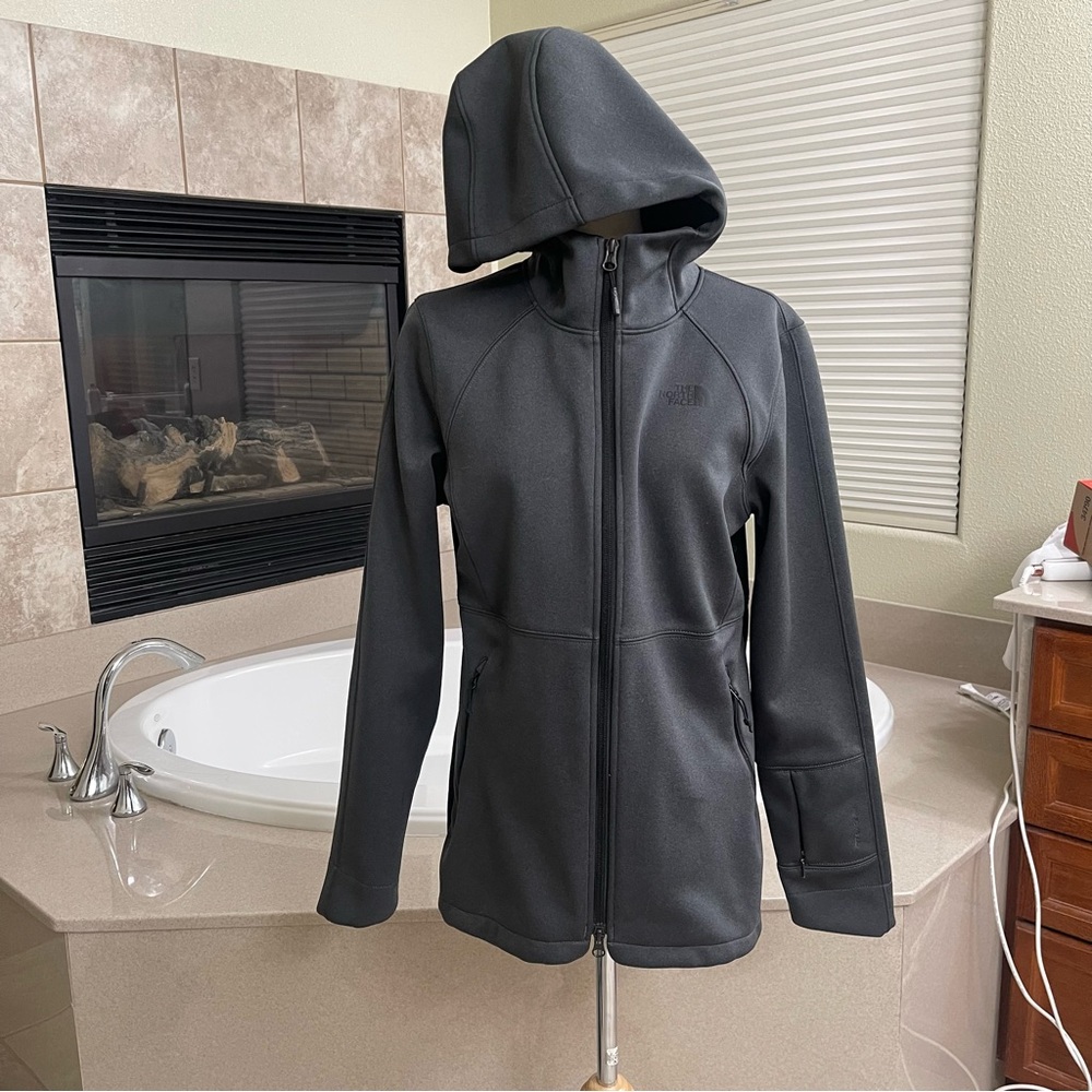Women’s North Face Apex Risor Jacket- Color Heather Gray  Size S‎ EUC Winter - Picture 14 of 15